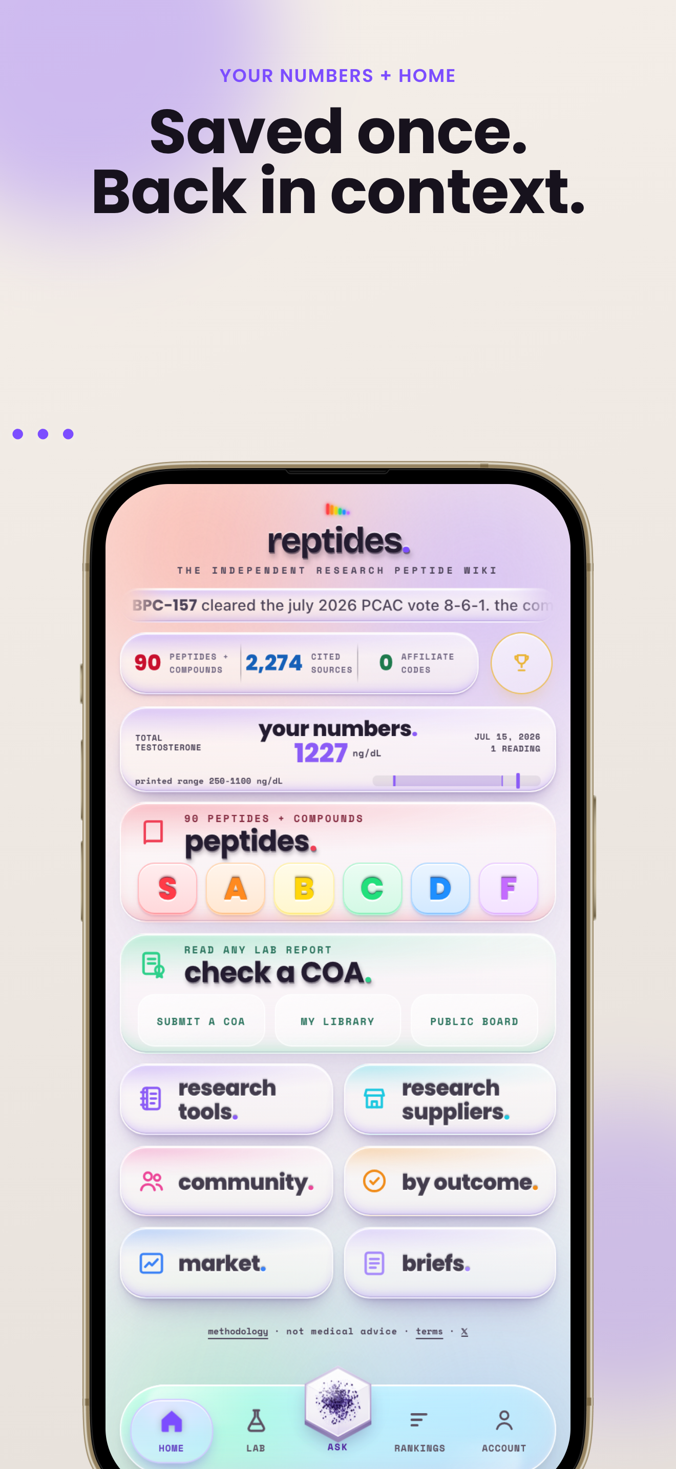 Reptides: Peptide Wiki screenshot 10