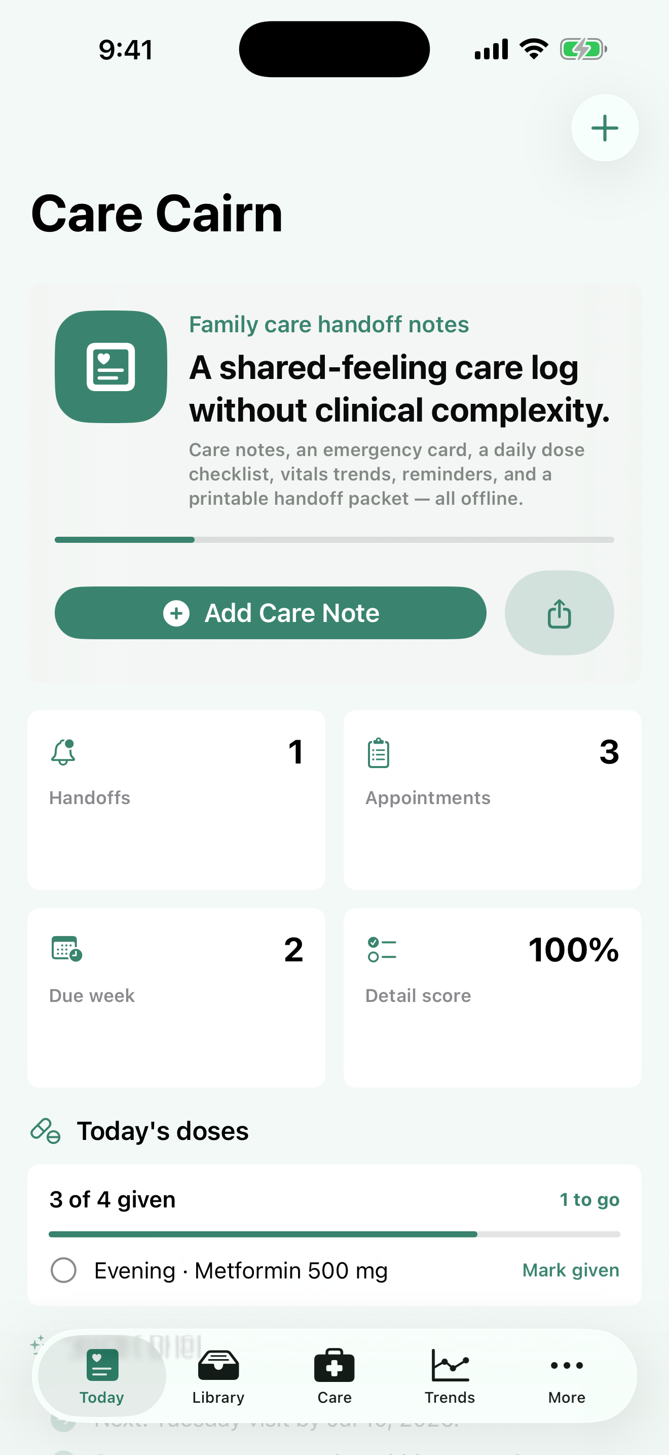 Care Cairn screenshot 1 of 5