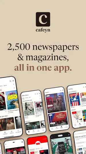 Cafeyn - News & magazines screenshot 1
