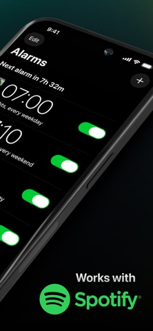 Music Alarm Clock for Spotify iPhone screenshot