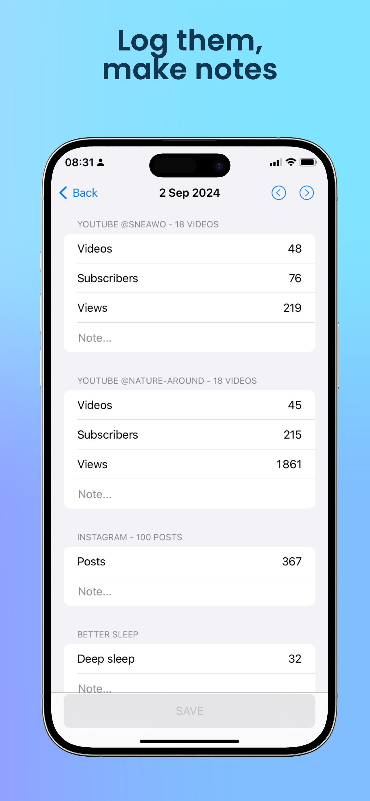 Goal Tracker - Life Progress