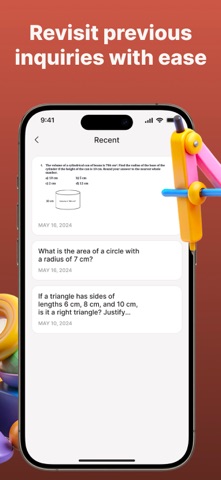 Geometry & Trigonometry Solver iPhone screenshot