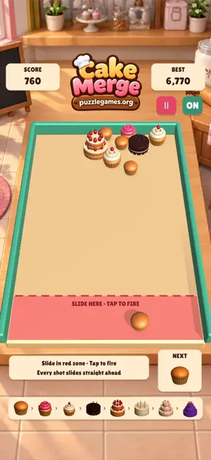 Cake Merge: PuzzleGames screenshot 2