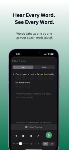 Read Aloud Easy: Pronunciation iPhone screenshot