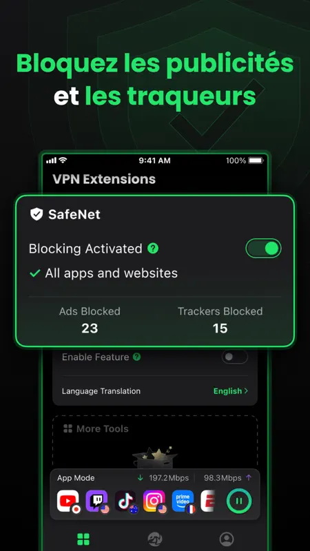 SafeShell VPN - Stream Libre screenshot 3 of 6