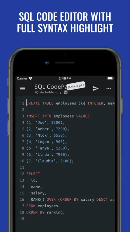 SQL Database Manager DB Client screenshot 1 of 5