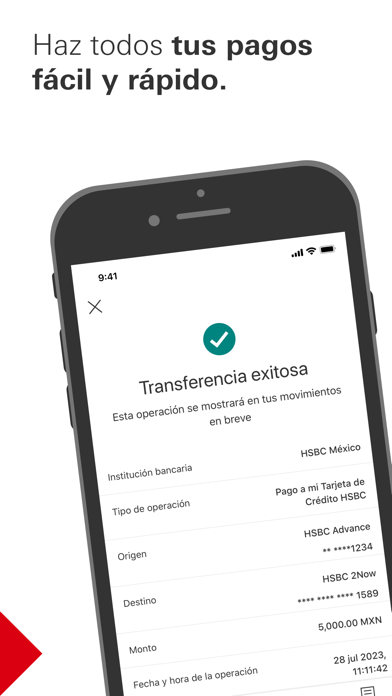 HSBC México Screenshot