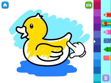 Kids Drawing & Coloring Games iPad screenshot
