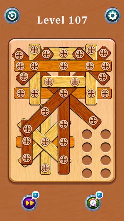 Nuts and Bolts : wood puzzle