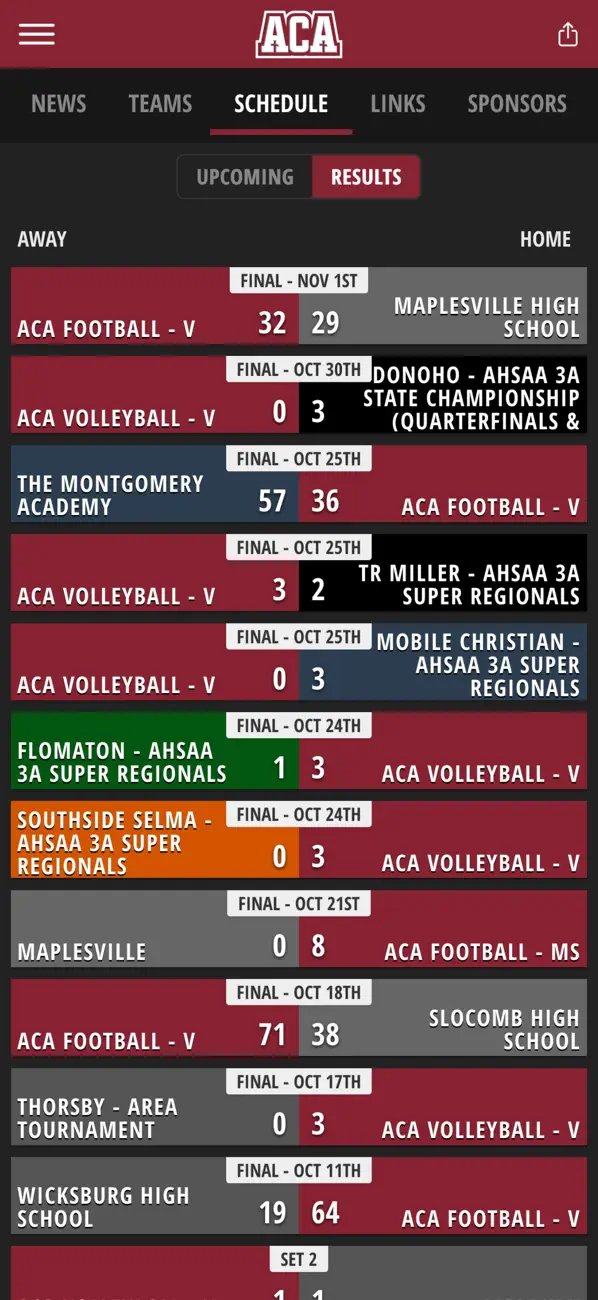 Screenshot #3 pour ACA Athletics