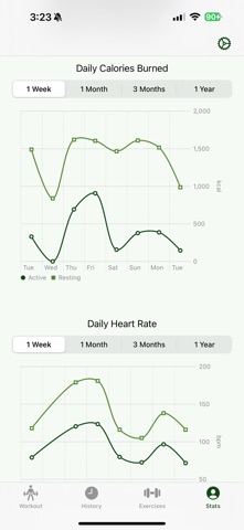 RepRecord Workout Tracker screenshot
