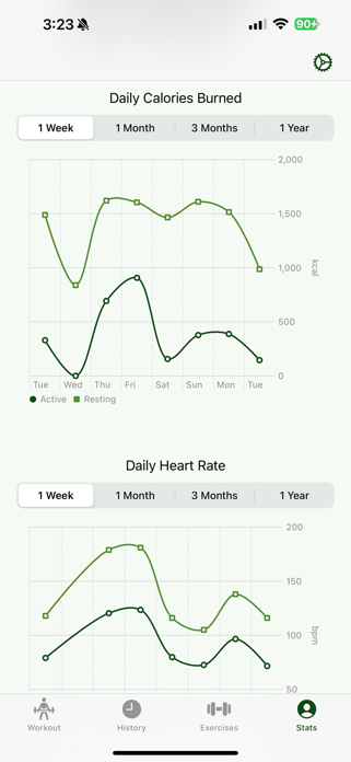 RepRecord Workout Tracker Screenshot 1 of 6