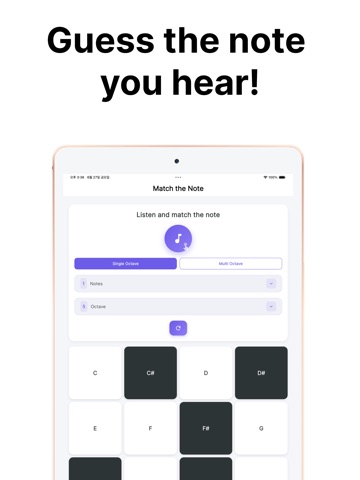 NoteQuiz - Piano iPad screenshot