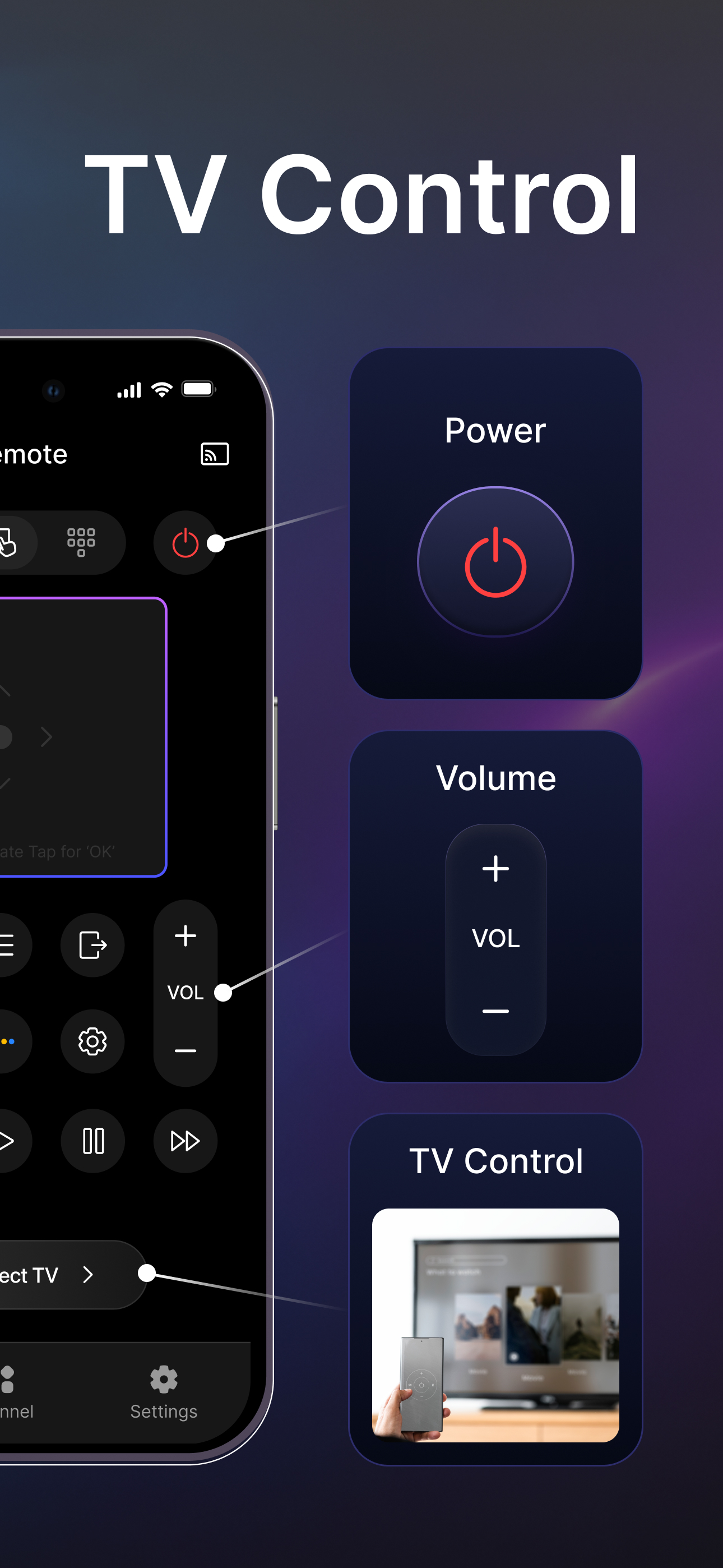 TV Remote, Universal Control