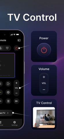 TV Remote, Universal Control screenshot