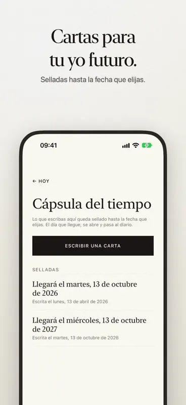 Cinco: journaling en 5 minutos screenshot 5 of 6