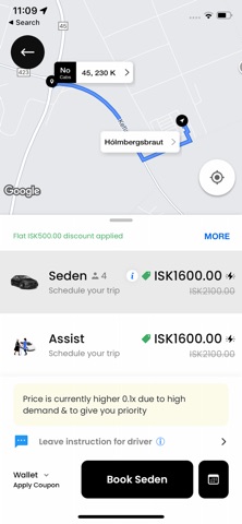 OberCab - Request a Cab Screenshot 2 of 5