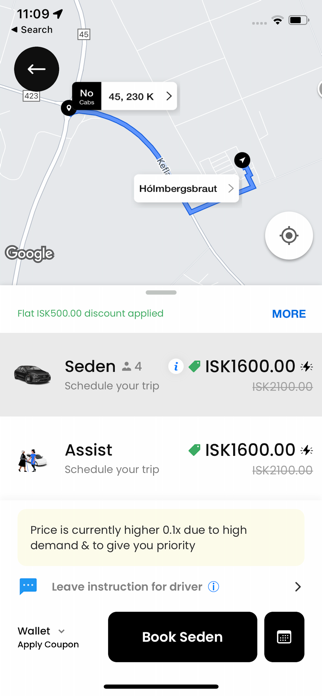 OberCab - Request a Cab Screenshot 2 of 5