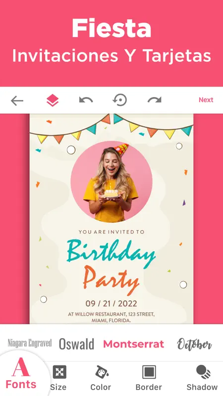 Crear Invitaciones Digitales screenshot 4 of 9