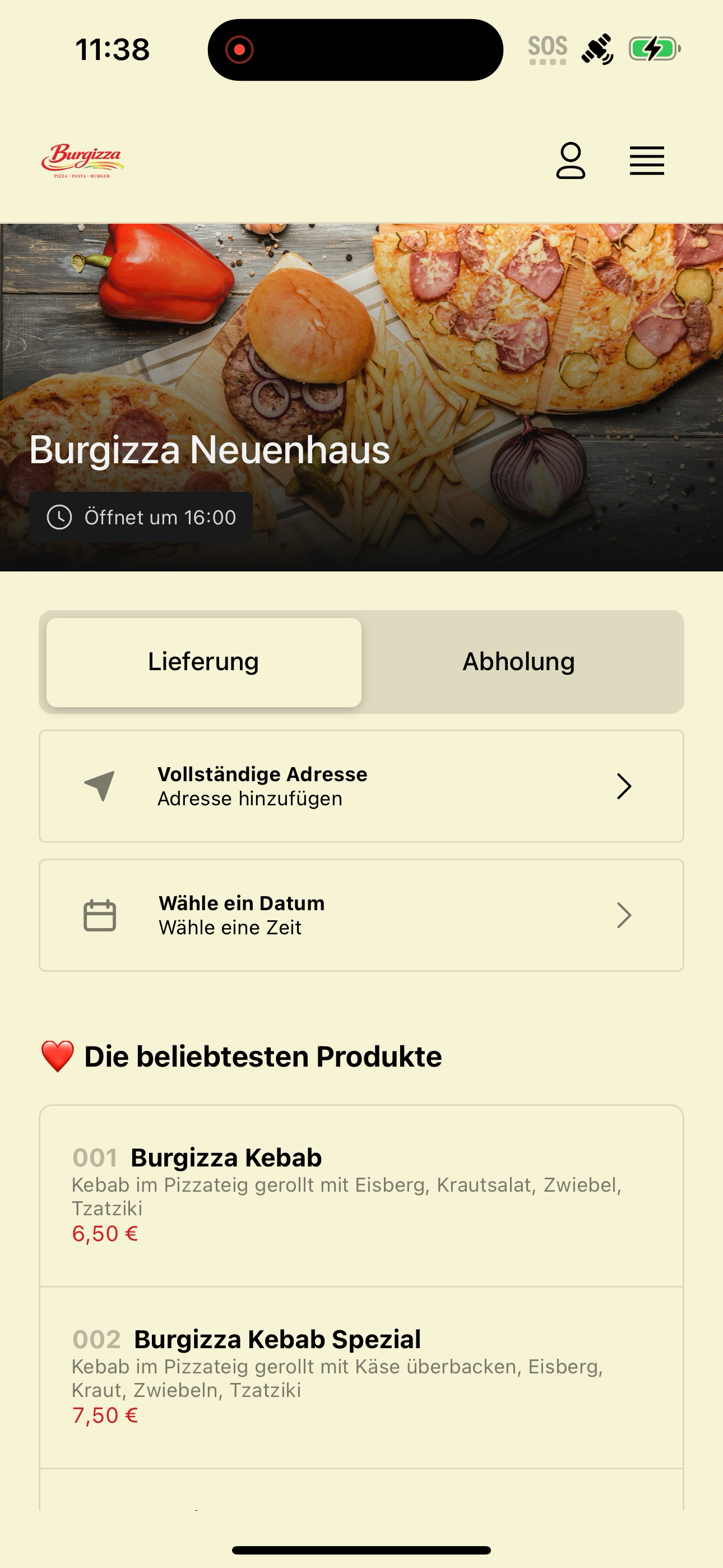 Burgizza Neuenhaus