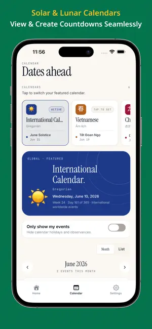 Countdown & Calendar screenshot 3