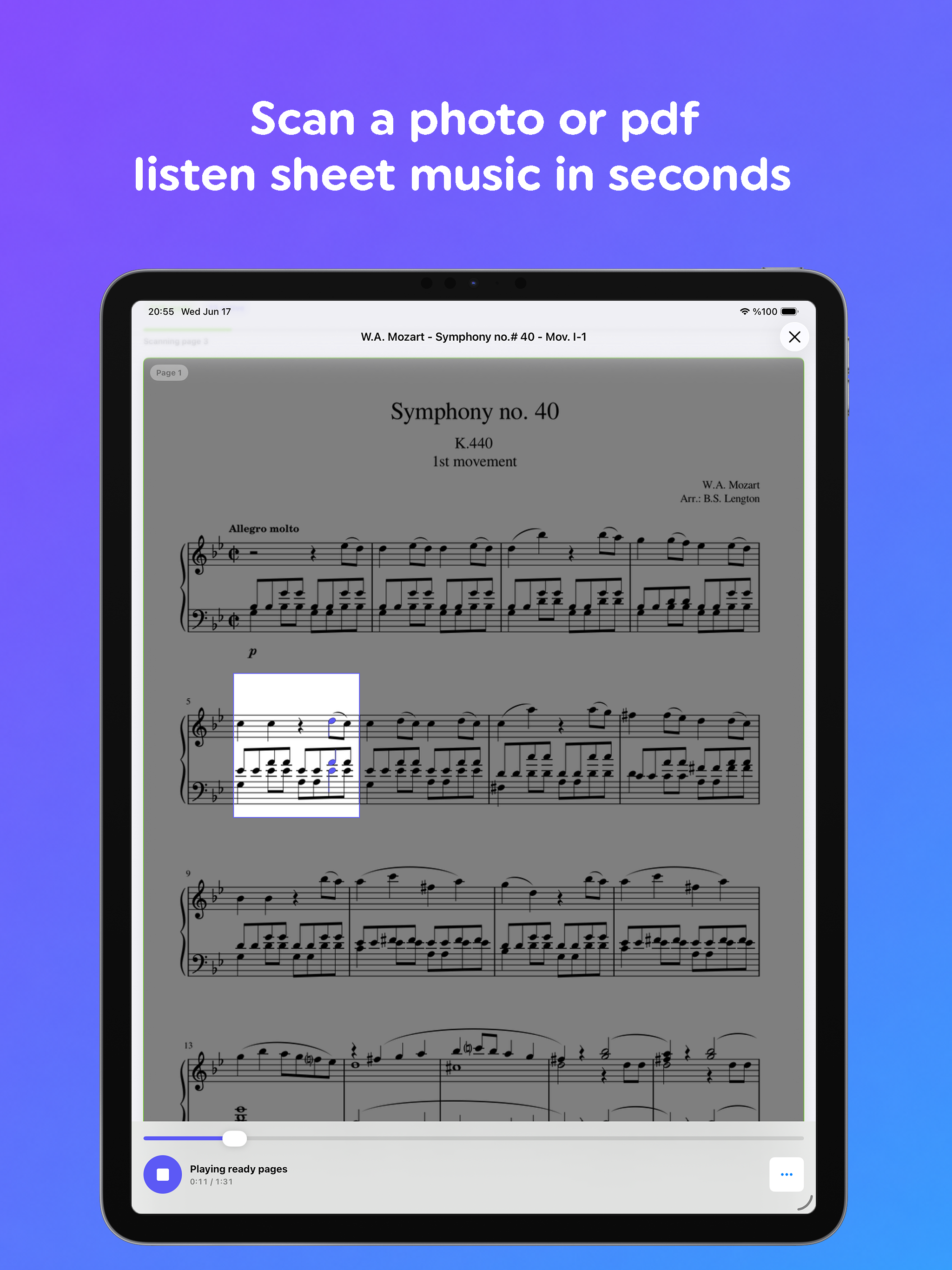 ClefScan - Sheet Music Scanner screenshot 5