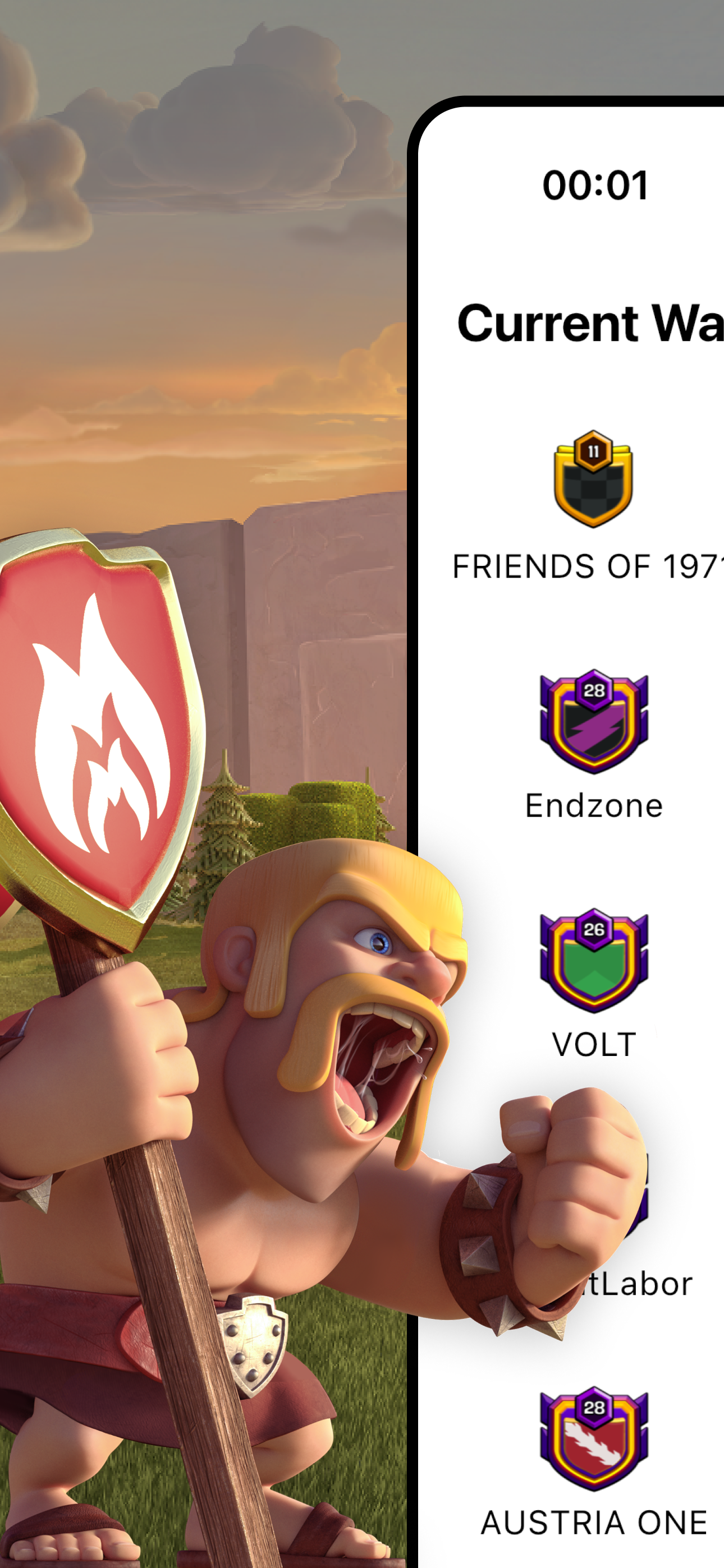 War Report for Clash of Clans