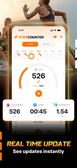 Capture d'écran de Step Counter: Walking, Running sur iPhone 3