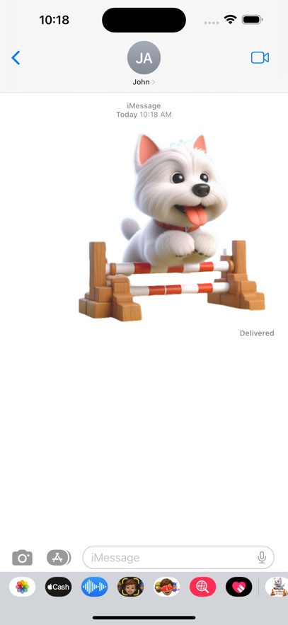 Westie Agility Stickers