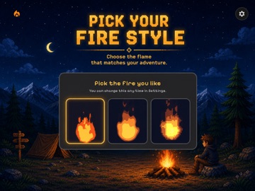 Keep My Fire Bigger iPad screenshot