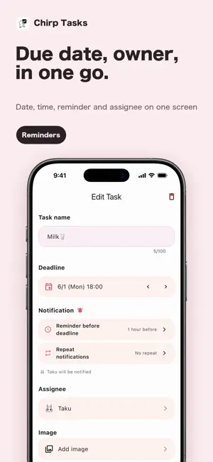 Chirp Tasks screenshot 4