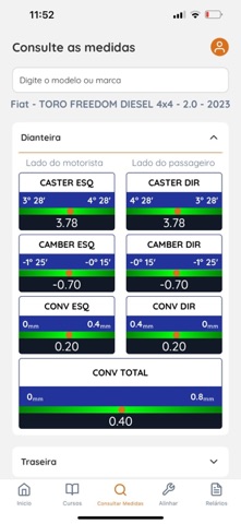 Guia do Alinhador screenshot