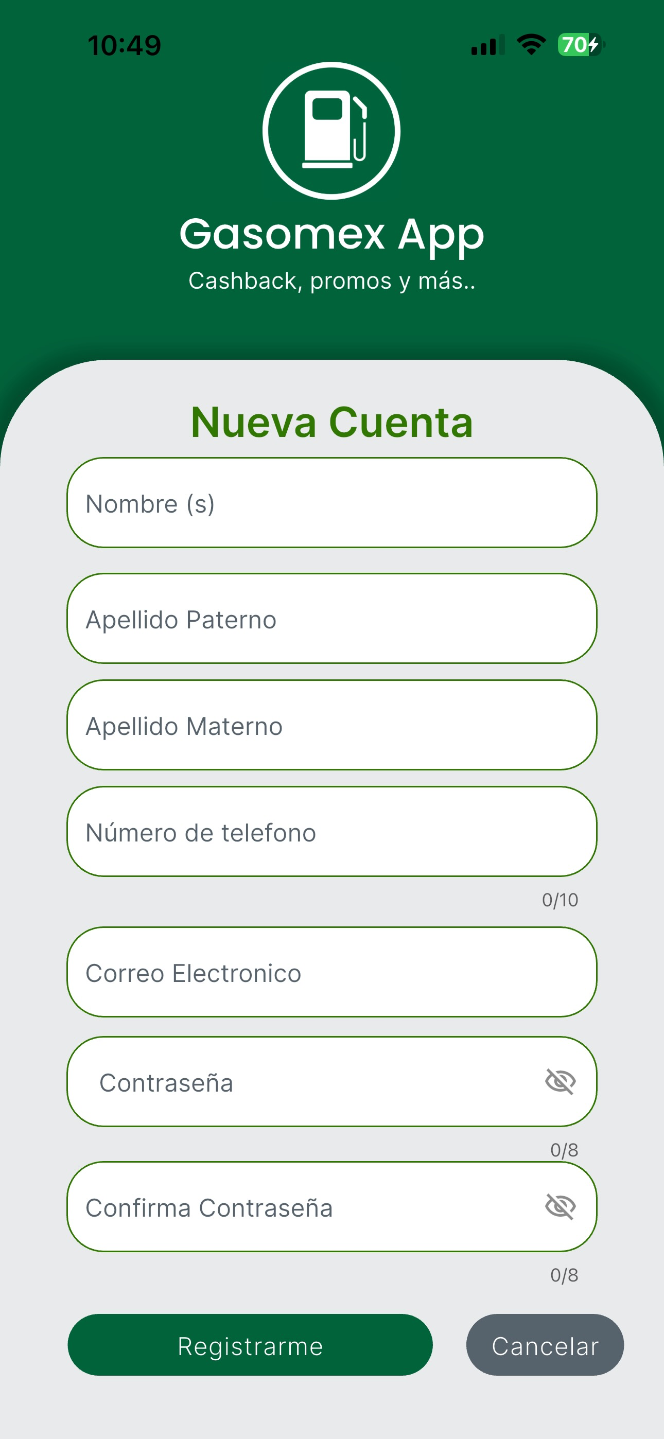 Gasomex App