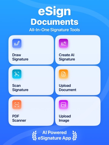 eSign: Sign PDF Documents iPad screenshot