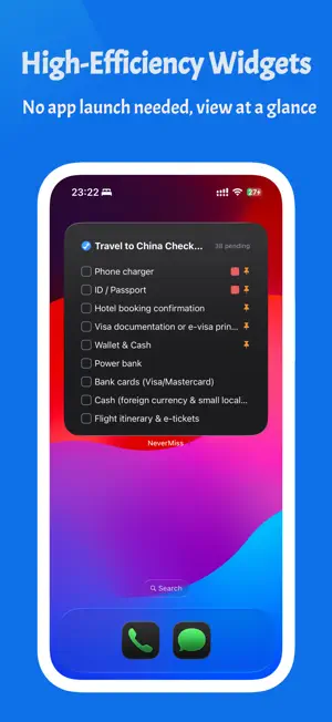 NeverMiss-AI Packing Checklist screenshot 3