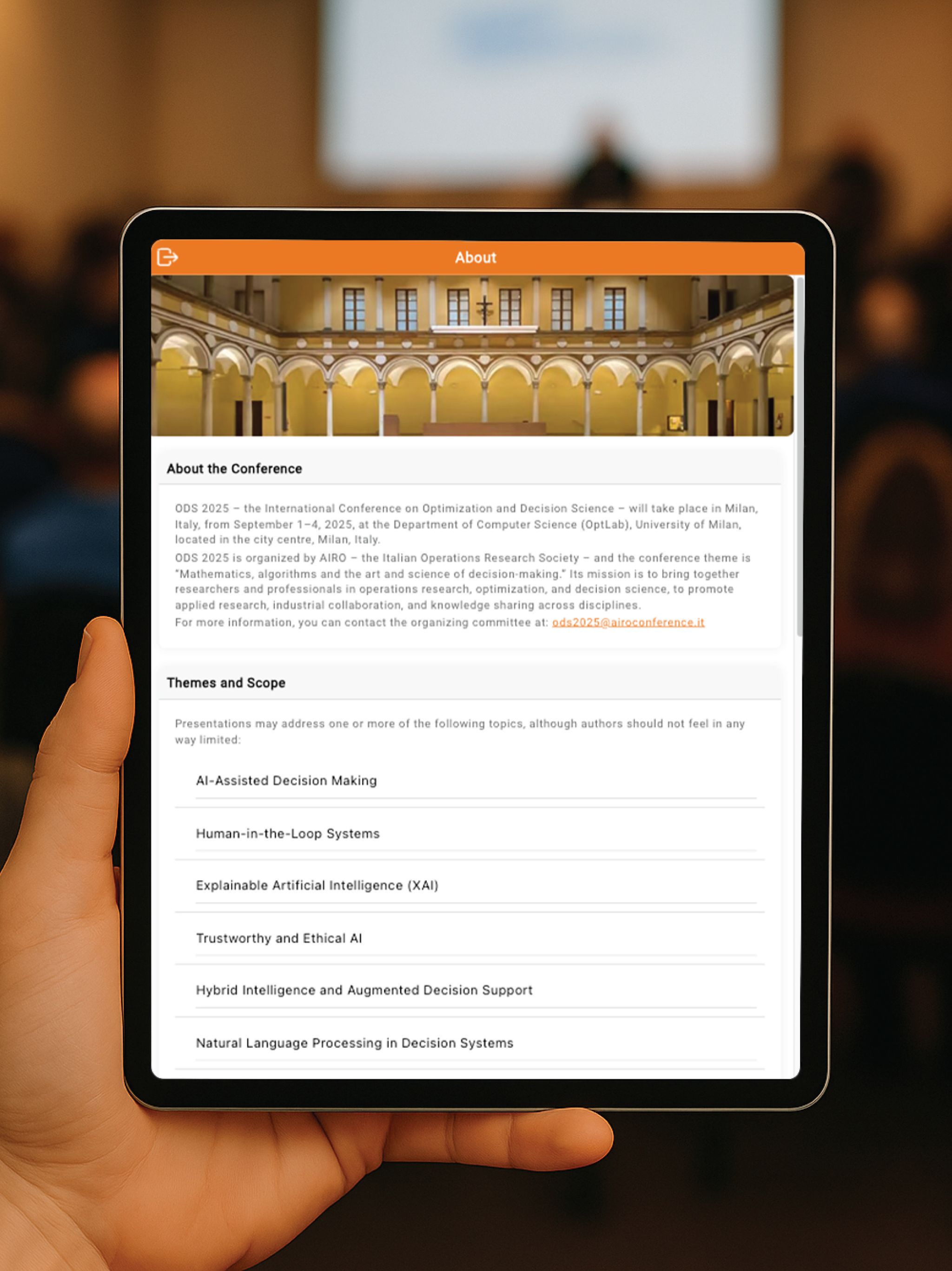 ODS Conference screenshot 7