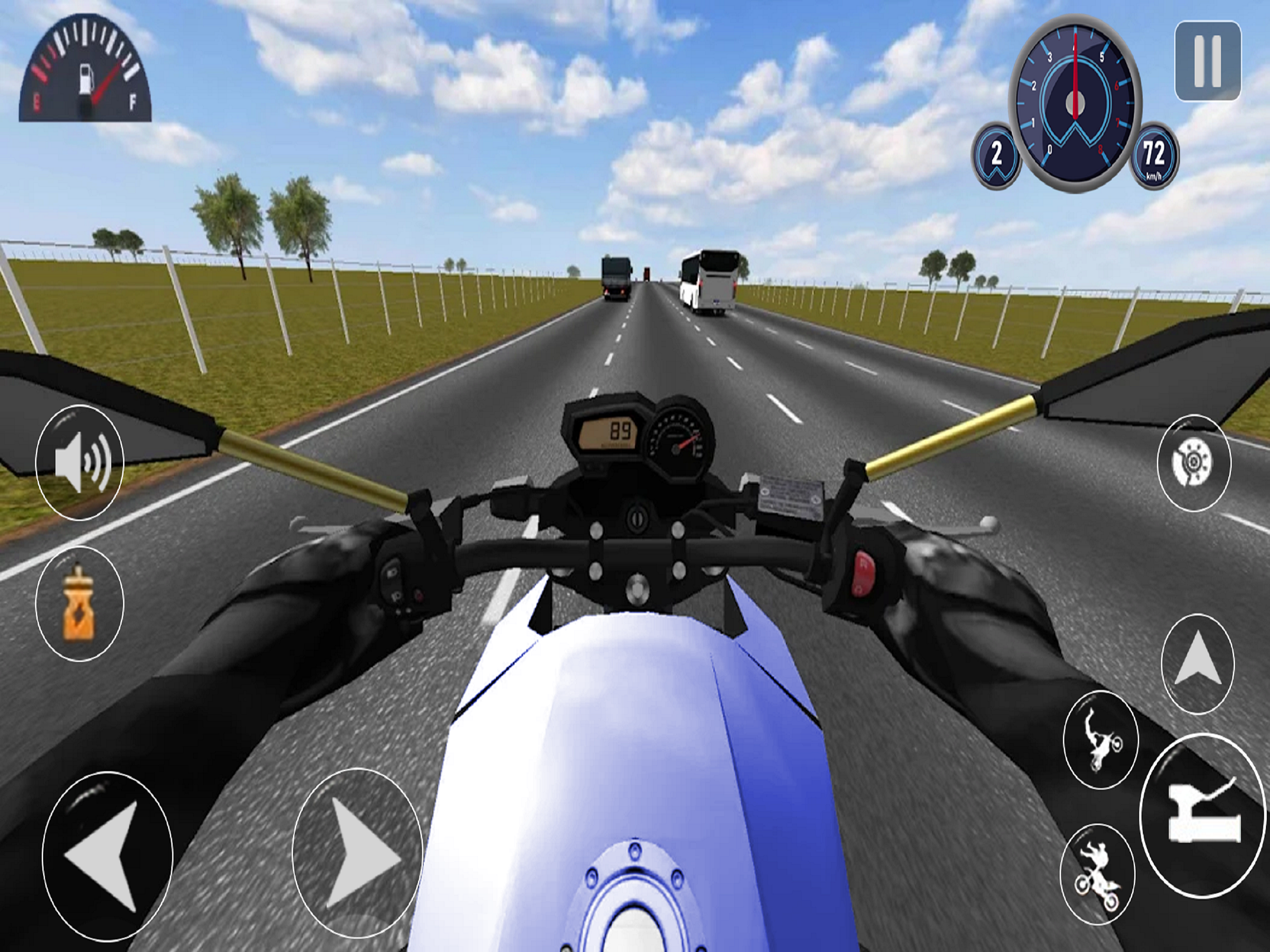 Highway Bike Stunt Racing Game