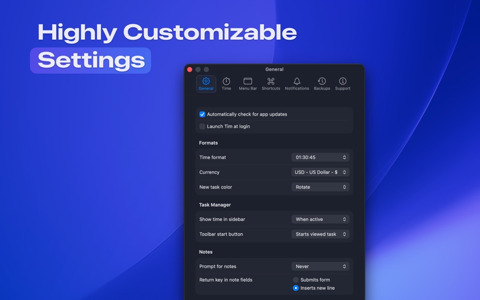 #6. Tim ∙ Time Tracker (macOS) Ved: Neat Software Co.