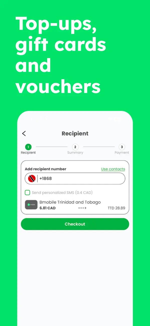 Screenshot #2 pour Bmobile Topup