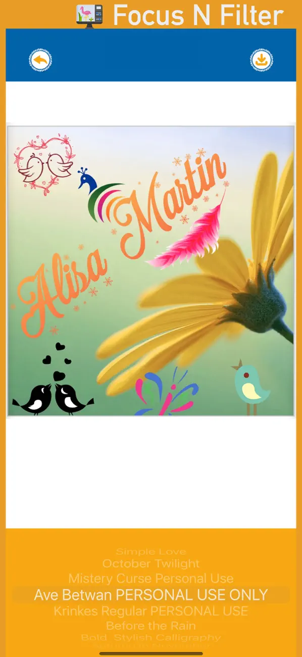 Screenshot #3 pour Focus N Filter - Ai NameSketch