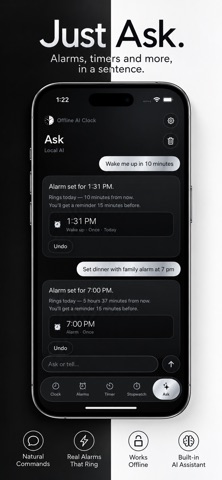 Offline AI Clock Screenshot 2 of 5
