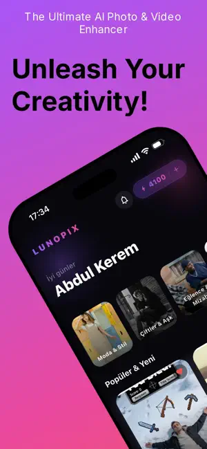 Lunopix AI: Photo Generator screenshot 1