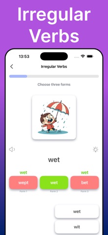 English Kit: Irregular Verbs Screenshot 1 of 8