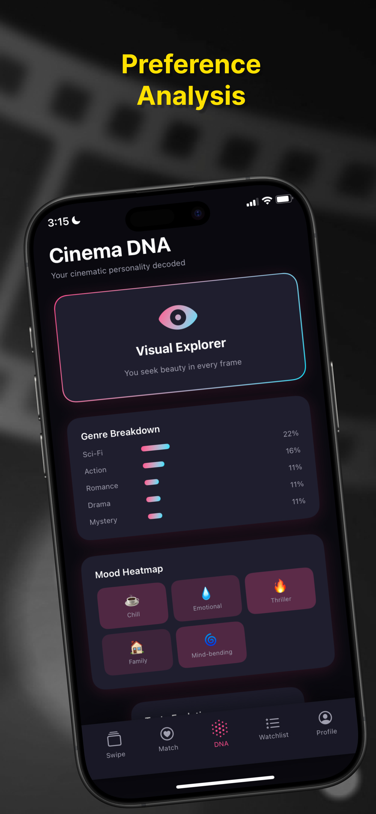Cinema Hub - Swipe and Like