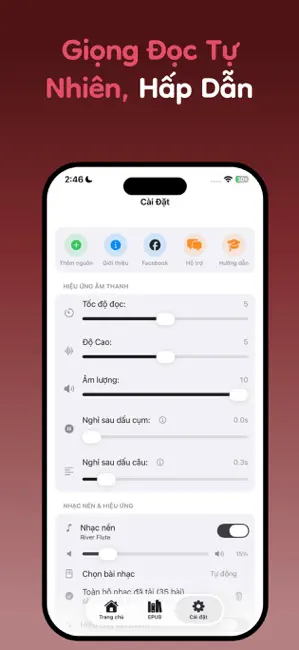AI Novel Reader - Audio truyện iPhone screenshot 3