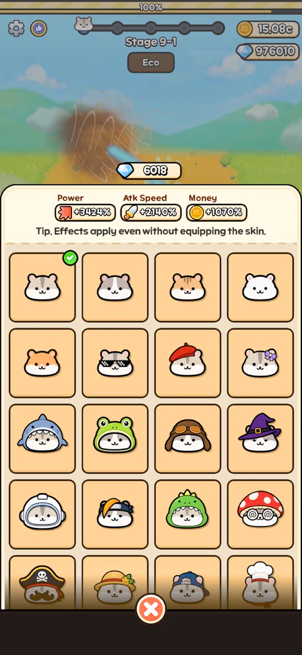 Hamster Squad : Idle RPG iOS Mod IPA screenshot 6 - iOS game interface