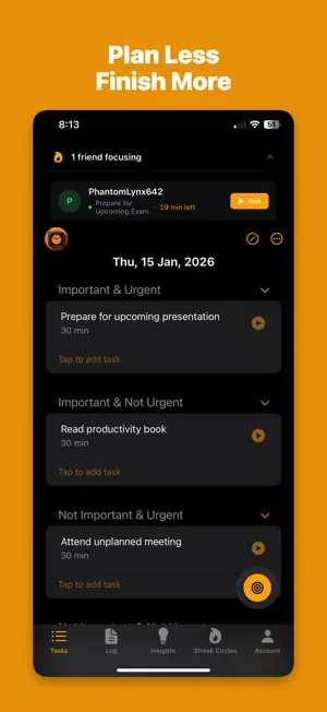 TimeBoxer: Plan vs Actual Time screenshot 3
