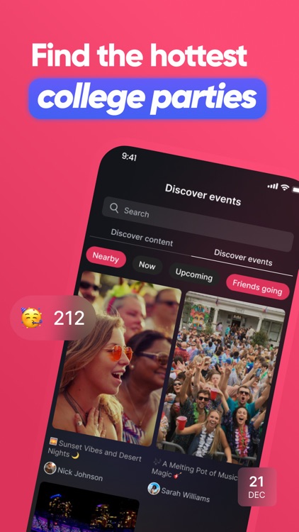 Connyct: College Social Events