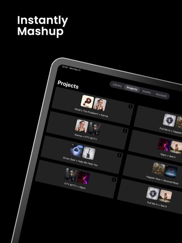 capfuse: Mashup & Remix Maker iPad screenshot