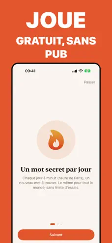 Brûlant : mot secret du jour screenshot 5 on the App Store